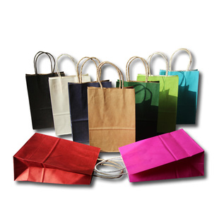 环保牛皮纸袋定制手提袋礼品包装袋打包袋批发服装店袋子定做logo