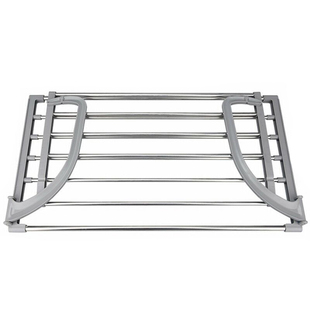 窗外晾衣架户外晾晒鞋架推拉窗伸缩折叠阳台免打孔挂式室外不锈钢