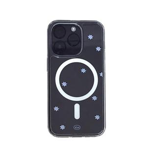 韩国ins小众设计爱心星星皮革磁吸无线充magsafe卡套包手机壳适用于iphone17pro/16promax苹果15/14/13/12/11