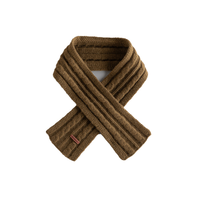 短款小围巾羊绒围脖保暖护颈椎