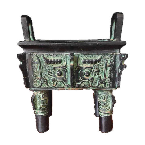仿古青铜器风水摆件古玩老浆世纪龙鼎司母戊小鼎香炉家居装饰礼品