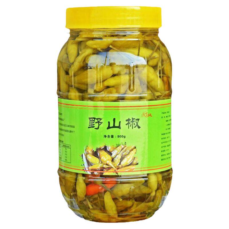 桂南峰味广西野山椒泡椒小米椒泡鸡凤爪牛肉竹笋酸辣特即食大瓶