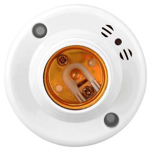 声光控感应灯座led声控灯座楼道e27螺口光控开关家用走廊灯口灯头
