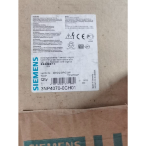 议价3NP4070-0CH01西门子原装熔断器组开关3NP4070-0CH01