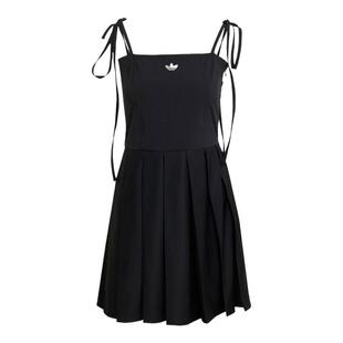 滔搏adidas阿迪达斯三叶草女子PLEATEDDRESS运动休闲连衣裙JW0115