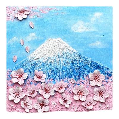 玩作浮雕diy肌理画石英砂装饰画