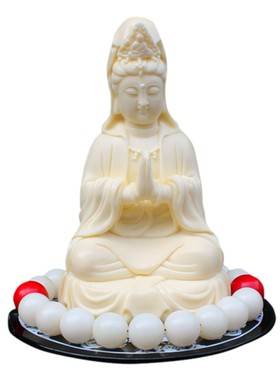[色泽雅致，洁净脱俗]观音摆件