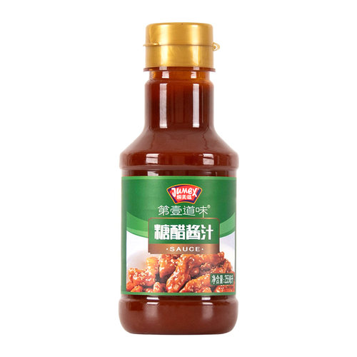 极美滋糖醋酱汁255ml家用排骨排条调料瓶装糖醋鱼调味酱里脊酱料