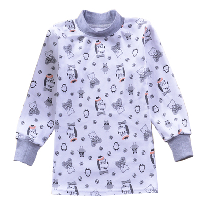 儿童纯棉秋衣文波四季