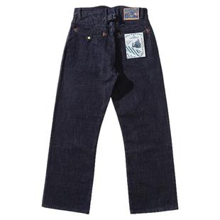 窄幅MMC 山海经毕方鸟15.7OZ赛络纺经纬双染赤耳丹宁705B牛仔西裤