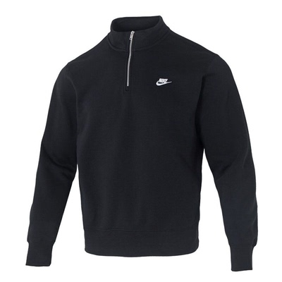 Nike耐克男装2025冬季款加绒保暖半拉链立领卫衣套头衫FN3865-010