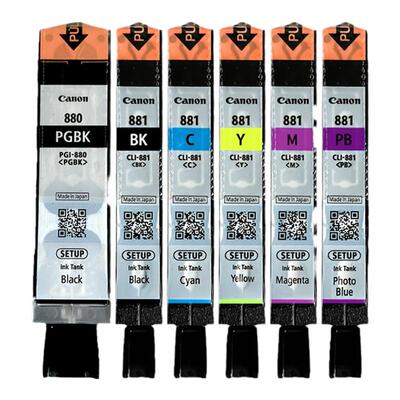 原装佳能PGI-880 CLI881拆机墨盒TS6380 TS8180 TS8280 TS8380t