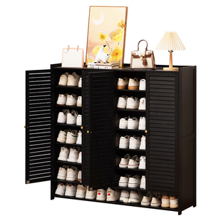 鞋柜家用门口入户鞋架子多层室内好看简易出租房带门置物收纳玄关