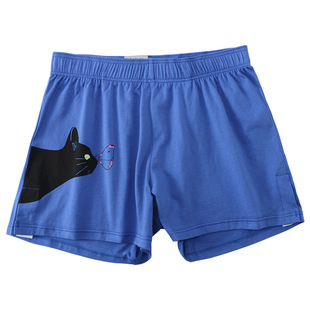 宽松男士内裤大码胖子肥佬短裤纯棉透气四角裤男生夏季阿罗裤睡裤