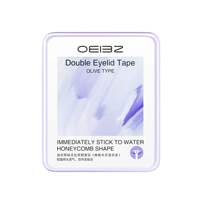 蕾丝双眼皮贴女网纱遇水即粘自然