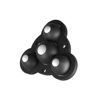 粘贴万向轮小滑轮静音滚珠式轮子脚轮箱底家具移动底座茶几免打孔