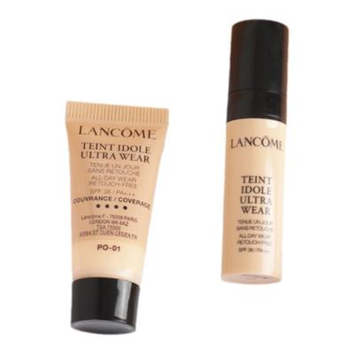 兰蔻持妆轻透粉底液中小样5mlpo-01清透遮瑕 保湿控油持久不脱妆