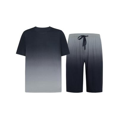 爱慕先生25春夏纵享丝滑睡衣男士莫代尔凉感圆领套头短袖短裤套装