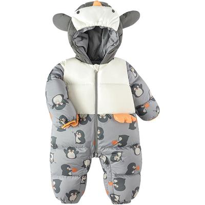 巴拉巴拉羽绒连体衣婴儿宝宝爬服