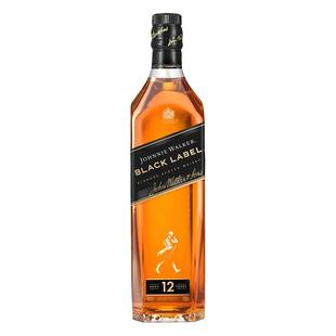 Johnnie Walker尊尼获加黑牌黑方12年威士忌进口洋酒无盒700ml