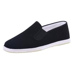 荣升合老北京纯手工千层底布鞋男鞋透气布底单鞋春季方口休闲男款