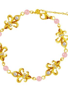 鸢尾花五花手链女款轻奢小众精致