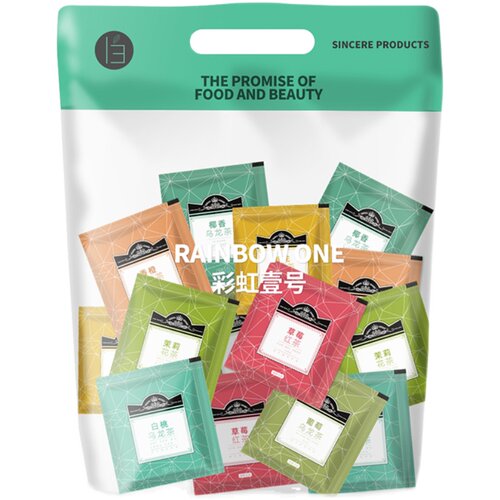 一伯蜜桃乌龙茶/茉莉绿茶 冷泡茶水果茶白桃茶包花茶组合茶叶袋装