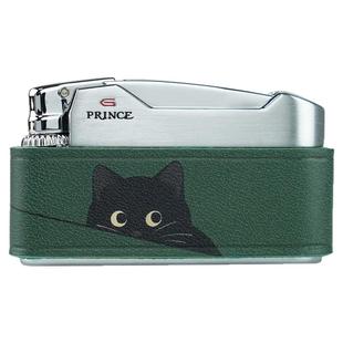 Prince王子新款高级感小萌猫个性复古砂轮充气打火机送男士礼物