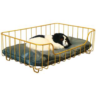 狗窝架子床四季通用中小型犬宠物比熊柯基耐咬防水不易粘毛垫夏季