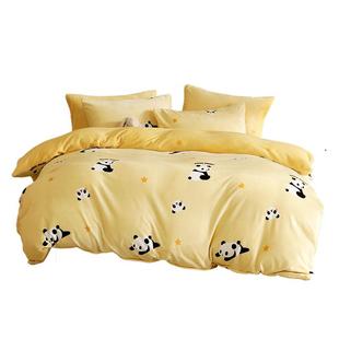 水星家纺儿童牛奶绒被套单件母婴A类暖绒被子罩卡通床品