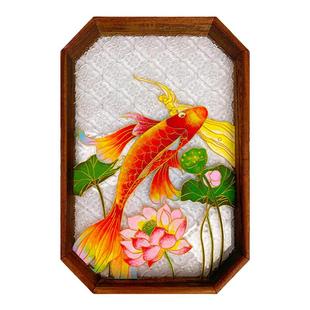 景泰蓝掐丝珐琅彩diy手工全套材料包非遗中国潮茶托盘蝶恋花礼物