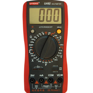 优仪高数显式高电圧万用表直流2000V 2KV交流电圧2千伏万用表UA92