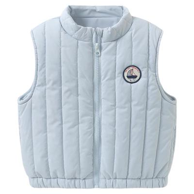 右欧男童夹棉马甲背心冬装冬款夹棉童装儿童宝宝2025新款马夹上衣