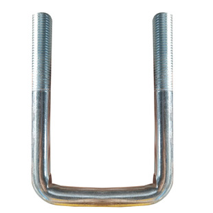 直角M16螺栓U型管卡u型螺丝方形螺栓卡箍抱箍方管固定卡扣方形卡