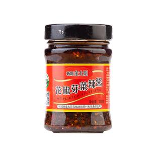 金太阳花椒芽菜辣酱夹馍酱拌饭酱拌面辣椒酱下饭酱暴下饭菜榨菜