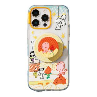 【微微日常·手机壳】PopSockets泡泡骚磁吸防摔手机壳苹果iPhone17/16ProMax/Pro  奶油蛋糕 漫画小狗 太空