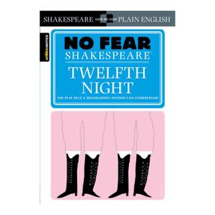 现货英文原版 Twelfth Night (No Fear Shakespeare) 别怕莎士比亚：第十二夜 古英语代英语对照 进口原版