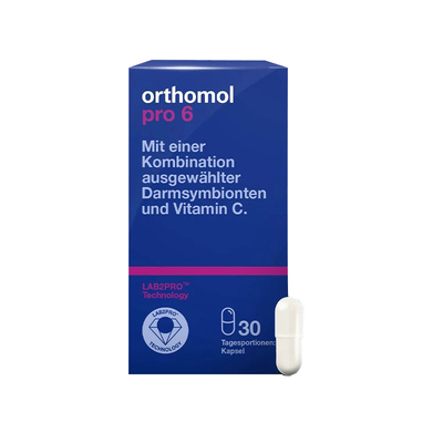德国Orthomol奥适宝6种益生菌调肠道代谢 打嗝胀气双歧杆菌胶囊