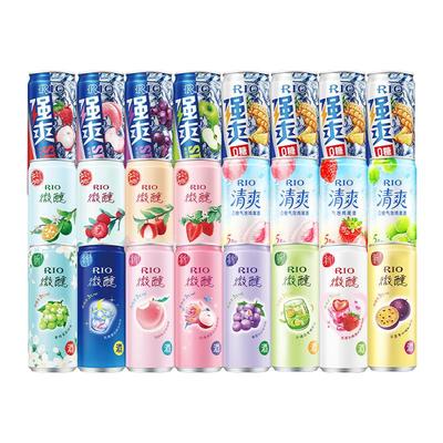 RIO锐澳预调鸡尾酒微醺清爽强爽全家福330ml*24罐果酒囤货装