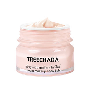 泰国素颜霜treechada懒人霜防晒隔离遮瑕三合一美白面霜原装进口