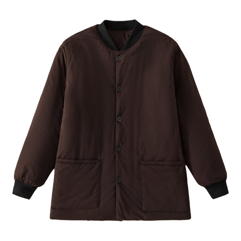 棉服男款纯棉花手工棉衣