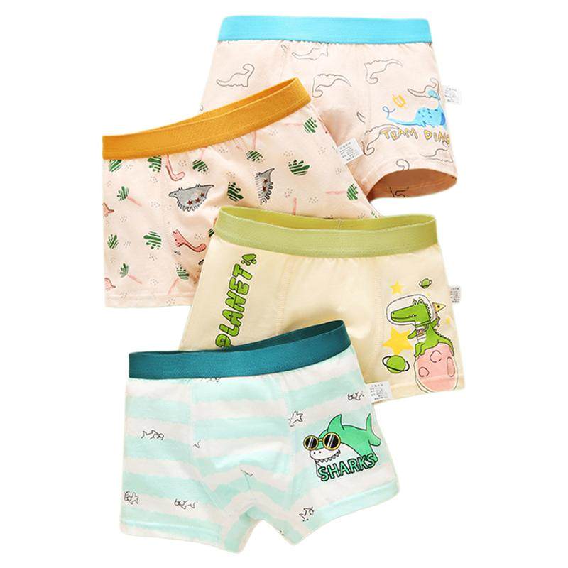儿童内裤男童a类纯棉男宝男小童宝宝中童平角裤儿童男孩四角短裤