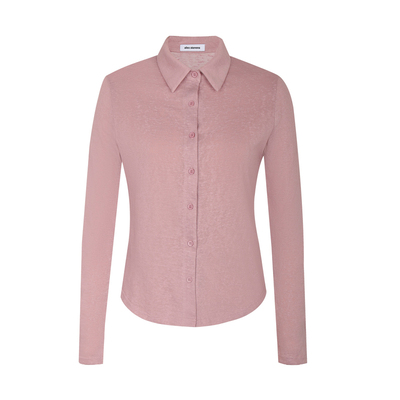 alex stevens纯色长袖t恤打底衫女秋季长袖宽松衬衫薄款内搭上衣