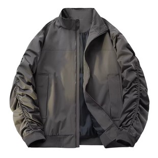 WASSUP SAIDD立领拉链三防cleanfit夹克男痞帅休闲教练工装外套