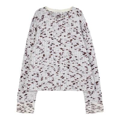 高超同款 CRUSH Collection2025早秋新款无边彩点毛衣男女情侣款