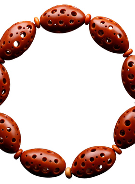 橄榄核核雕雕刻手串民