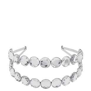 [新年礼物]JIMMY CHOO/DOUBLE ROW HEADBAND女士水晶饰束发带JC