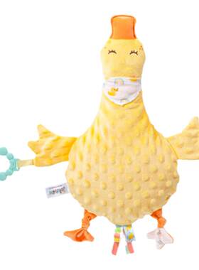 jollybaby婴儿鸭子趴姿安抚玩具