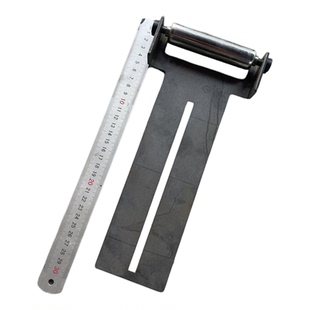 长款元宝机通用盘纸纠偏定位器一体辊不伤纸送自攻丝