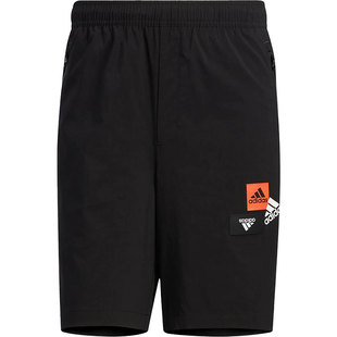 Adidas/阿迪达斯官方正品新款梭织透气男子运动裤休闲短裤HM2972